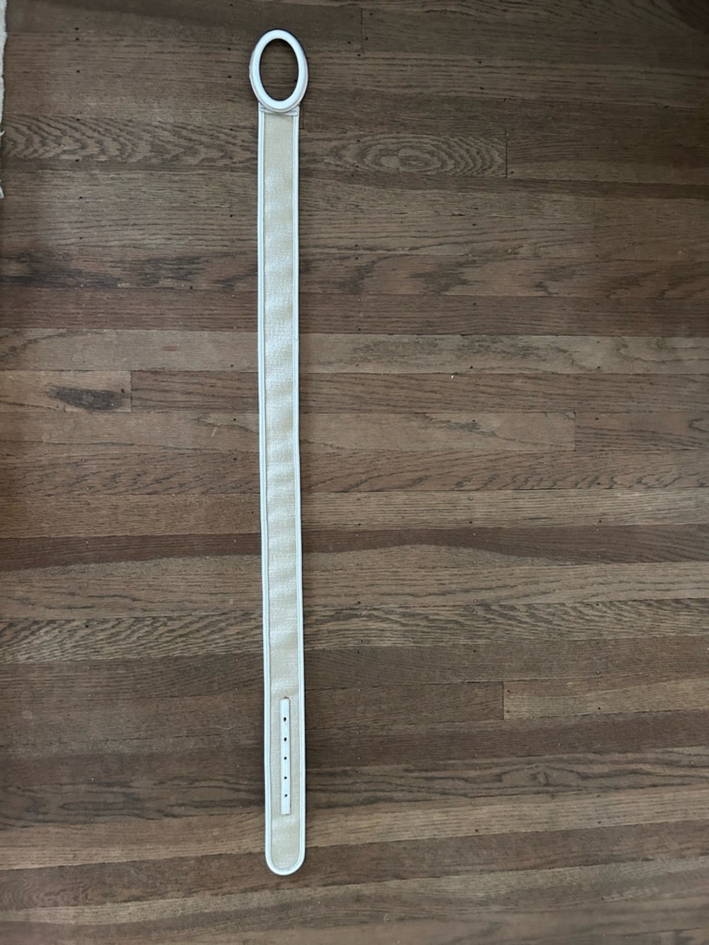 😍 Dolce & Gabbana Woven Belt White Enamel Oval Buckle ✨ - Picture 6 of 7